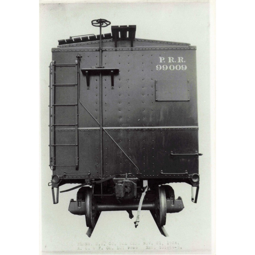 PRR Pennsylvania Railroad Box Car 99009 Builders Photo AC&F Co 1924